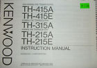 Th-415a Kenwood 215a 315a Instruction Manual