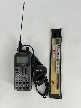 Th-d7ag Kenwood Th-d7a 144/440 Mhz Fm Dual Bander Radio Bundle Working Needs New Battery