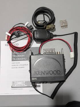 Tk-d740hv Kenwood Vhf Digital Transceiver Radio Cb Ham - Used