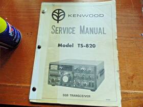 Ts-820 Kenwood Ts0820 Service Maunal Ham Radio Hf