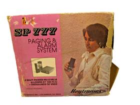 Sp-777 Keytronics Vintage Transmitter And Receiver 1977 Home Car Alarm Paging Syst