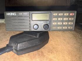 7002 King Vhf Marine Radio Transceiver Microphone Lot Not Ham Cb