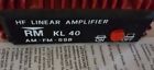Kl40 Rm Linear Amplifier Am Fm Ssb The Original Box And