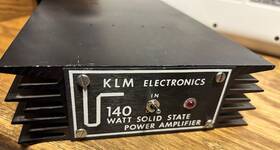 10-140bl Klm Electronics Pa Linear Vhf Class Ab Fm/cw/ssb/am Amplifier