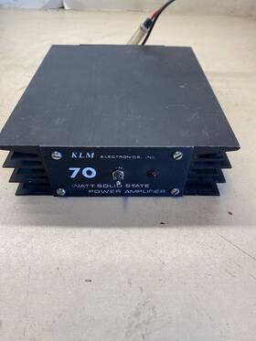 10-70b Klm Electronics 70 Watt Linear Power Amplifier Vhf Untested