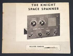 38k187 Knight Original 1955 Allied Space Spanner Receiver Manual No. 24 Pages