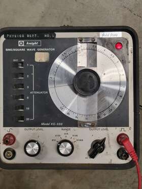 Kg-688 Knight Sine And Square Wave Audio Generator Works
