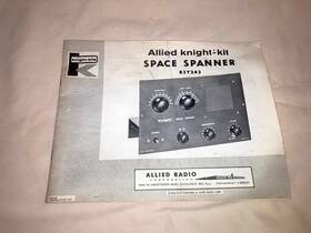 83y243 Knight-kit Allied Space Spanner Receiver Original Manual