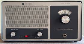 Kn-2504 Knight Clean Vintage Fm Monitor Receiver Tube Radio Working Condition