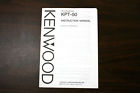 Kpt-50 Kenwood User Manual Programming Manul
