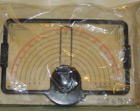 99-2568 Lafayette Vintage Ham Radio Receiver Dial Stock N0