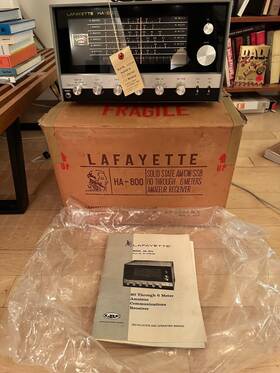 Ha-800 Lafayette Ham Radio Communication Receiver Excellent Condition