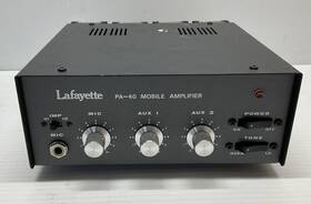 Pa-40 Lafayette Vintage Mobile Amplifier 13.8v Dc 8a Untested