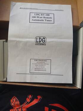 Rt-100 Ldg 701630983250 Electronics Rt/rc-100 Watt Remote Mount Tuner And Rc-100 Control Unit