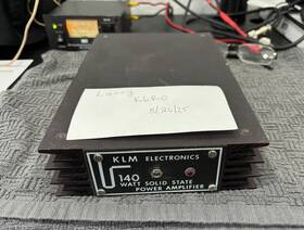 Pa-30-140 Linear Vintage Klm Electronics Vhf Power Amplifier Model 2 Meters