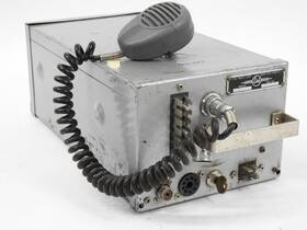 2210-b Link Radio Corp Vintage Mobile Police Transceiver Mic Untested