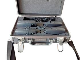 Lr-200-072 Listen La-317 Charging Case With 4 X Lr-500-072/ Fm Receiver -untested