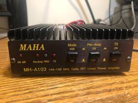 Mh-a103 Maha 2m Vhf Amplifier Ham Radio 5w In - 50w Out