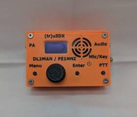 Malahit Dl2man Tr Usdx Transceiver 5-band Multimode Qrp Pe1nnz Orange Case