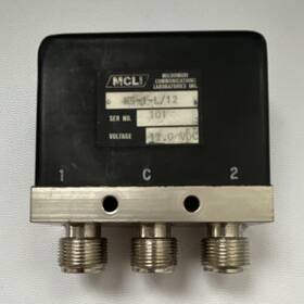 Mcli Ks-01-l/12 Microwave Coaxial Rf Switch 12.0 Vdc N-type For Ham Radio