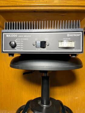 Ma1000 Metron Linear Amplifier Rare Collector Item Great Con