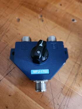 Mfj-1702 Mfj 650619019131 1702- 2 Position Antenna Coax Switch Hf/vhf/uhf