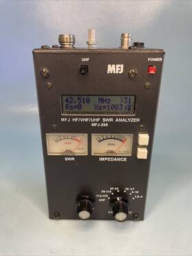 Mfj-269d Mfj Mf-269 Hf/vhf/220mhz/uhf 100 Khz-230 Mhz Uhf Swr Antenna Analyzer