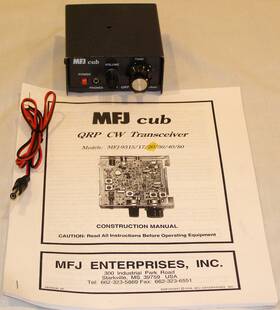 Mfj-9320k Mfj Cub Qrp 20 Meter Cw Transceiver Tested