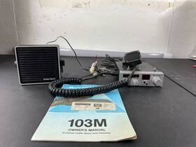 103m Midland Vintage 40 Channel Mobile Citizens Transceiver W Manual