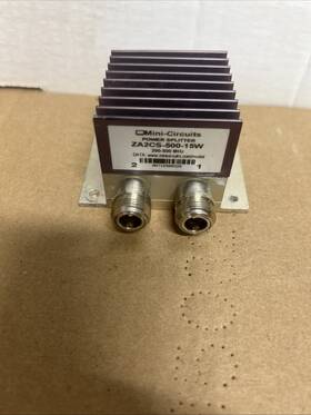 Za2cs-500-15w Mini Circuits Mini-circuits 2 Ways Power Splitter 200 500mhz. 50 Ohms. Made In Usa #2e5b