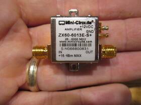 Zx60-6013e-s Mini-circuits 20-6000mhz Sma Rf Amplifier 20 Mhz - 6 Ghz 13dbm