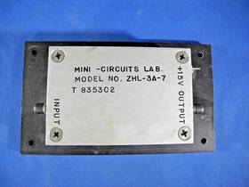 Zhl-3a-7 Minicircuits Rf Hf Vhf Coaxial Amplifier 0.4 To 150mhz 15vdc Tested