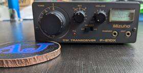 P-21dx Mizuho P-21 Dx Cw Qrp Hf Portable 21mhz Transceiver Rare
