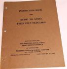 9-1073 Model Corps Frequency Standard 1943 Manual Signal Wwii Philadelphia