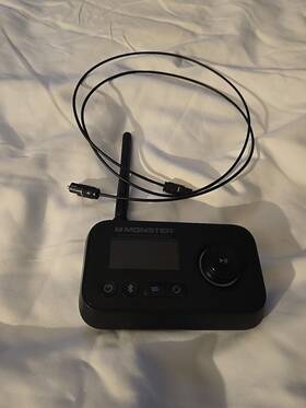 Monster 805106895136 2 In 1 Bluetooth Wireless Audio Adapter Transmitter/receiver Used