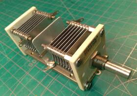 21981006 Motorola 2-50 Pf 1 Kv Dual Variable Capacitor - Cardwell 6032