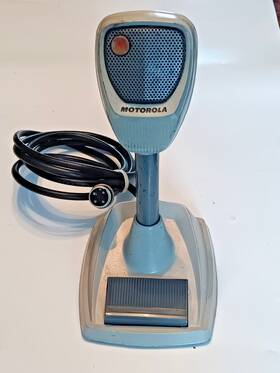 Tmn600-7a-2 Motorola Tmn6007a-2 Vintage Ham Radio Cb Microphone 4 Pin Desk