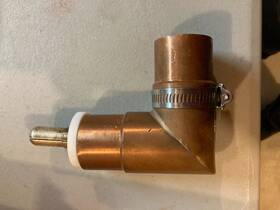 201-025 Myat Unflanged 90 Degree Connector 1-5/8 Inch