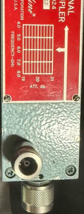 3024 Narda Microline Bidirectional Coaxial Coupler Universal Compatible Used