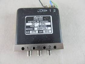 Sem123lt Narda Latching Terminating Coaxial Rf Switch Dc-18 Ghz 28 Vdc Sma