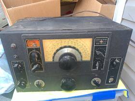 100xa National Company Sort Wave / Ham Radio Nc For Repair Restoration Only