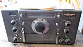 Hro-50ti National Vintage Ham Radio High Frequency Receiver - Powers On