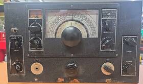 Nc-156 National Hf Radio Receiver Black Parts Or Repair Only