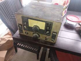 Rbl-3 National Radio Navy Receiver For Parts Or Restoration