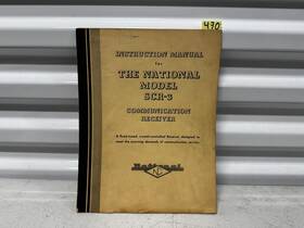 Scr-3 National Vintage The Model Communication Receiver Instruction Manual