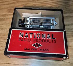 Tmk-100d National Transmitting Condenser...new Old Stock