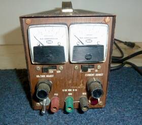 Lvc50-1-cr Nje Corporation Dc Power Supply 0-50 Volts In Three Ranges Working