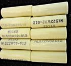 Nl522w02-012 Pcs Threaded Ceramic Porcelain Standoff Insulator Nos Ham Radio