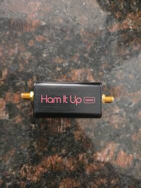 100825 Nooelec Ham It Up Nano - Tiny Hf Mf And Lf Upconverter With Tcxo. Extends The Black