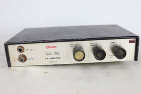 Am-306 Olson For Parts/repair/untested Solid State P.a. Amplifier Model